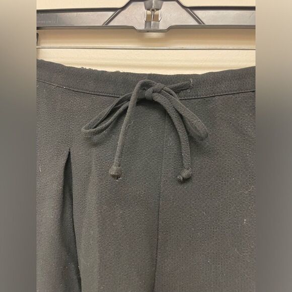 Silence + Noise Pleated Black Drawstring Cuffed Dressy Jogger Pant SZ S - Picture 3 of 9